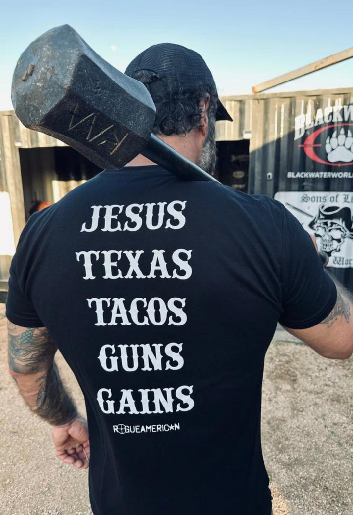 Jesus, Texas, and Tacos Men's Shirt