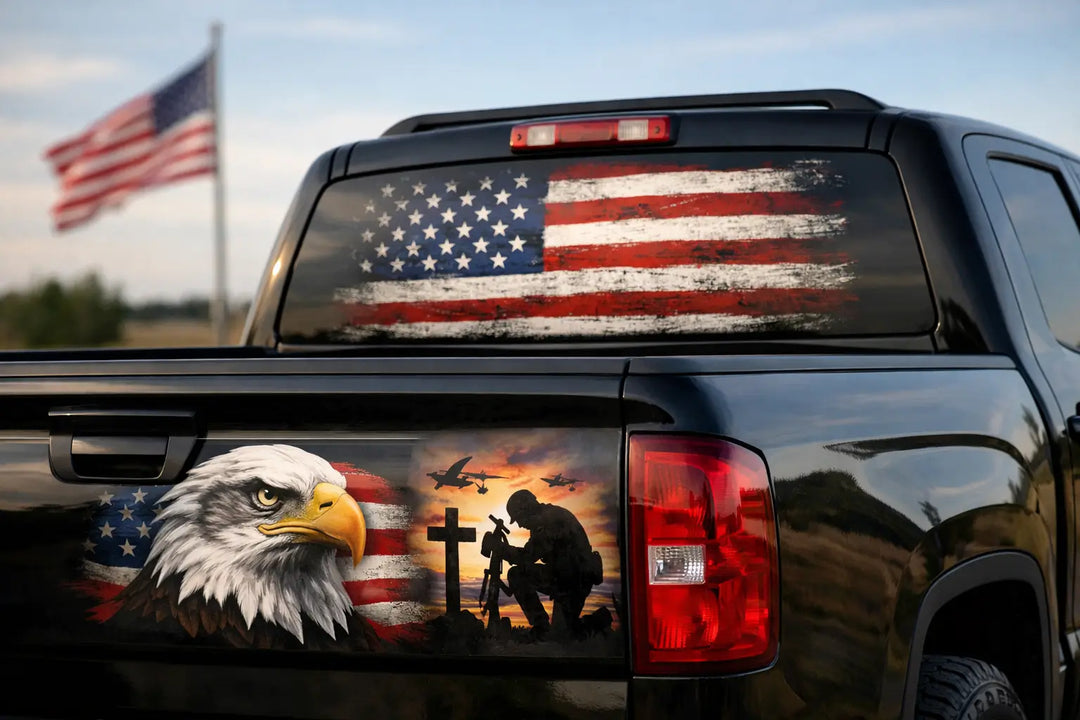 Patriotic Stickers for Trucks That Mean It
