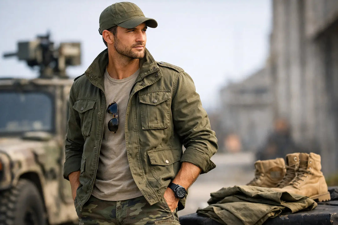 Military Inspired Clothing for Men That Fits