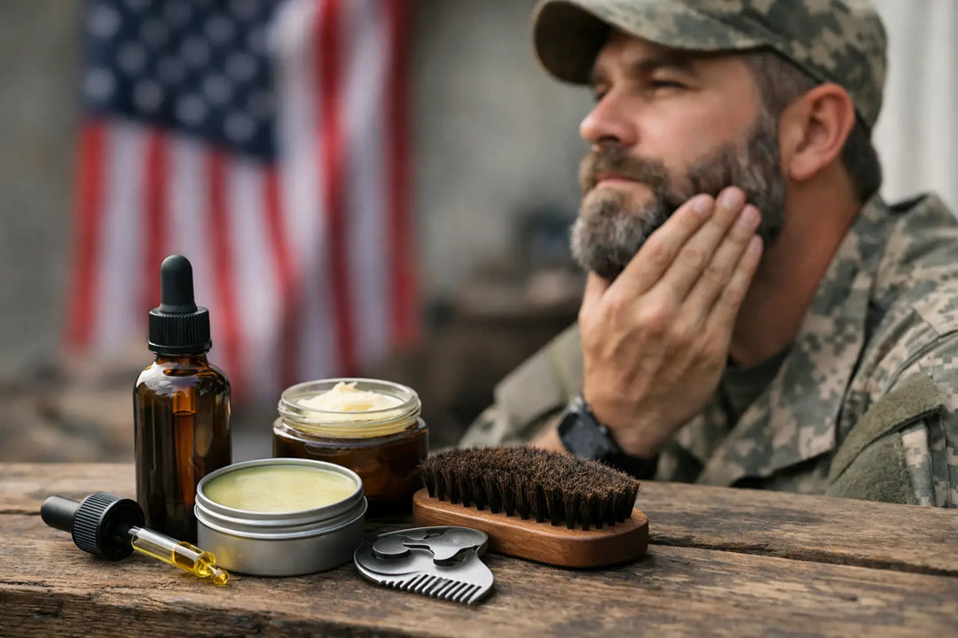 Beard Products for Veterans That Pull Their Weight