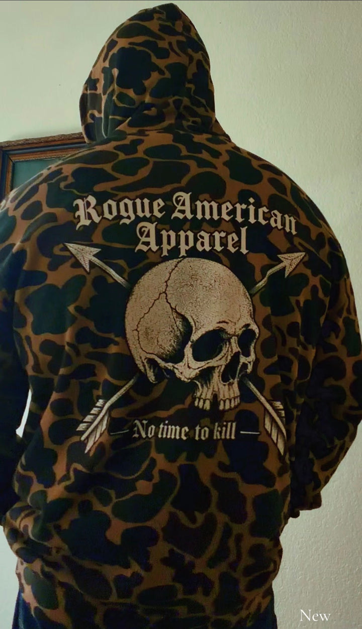 No Time-  Duck Camo Hoodie