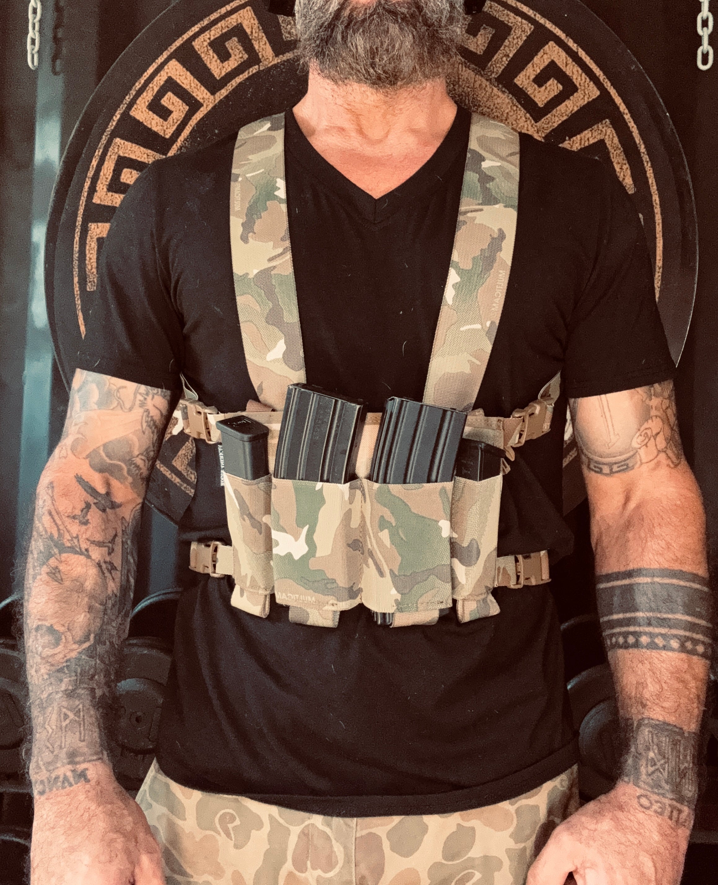Raider Slick Chest Rig (Green Multicam) - Rogue American Apparel