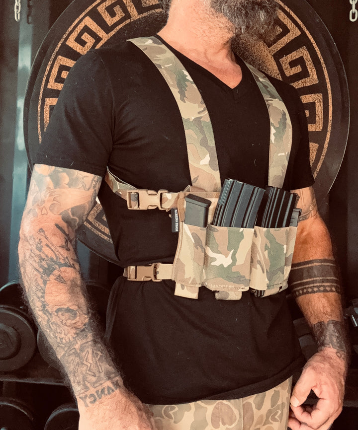 Raider Slick Chest Rig (Green Multicam)