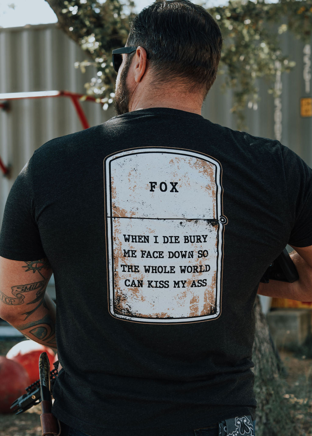 FOX (Kiss my A**) Zippo Shirt
