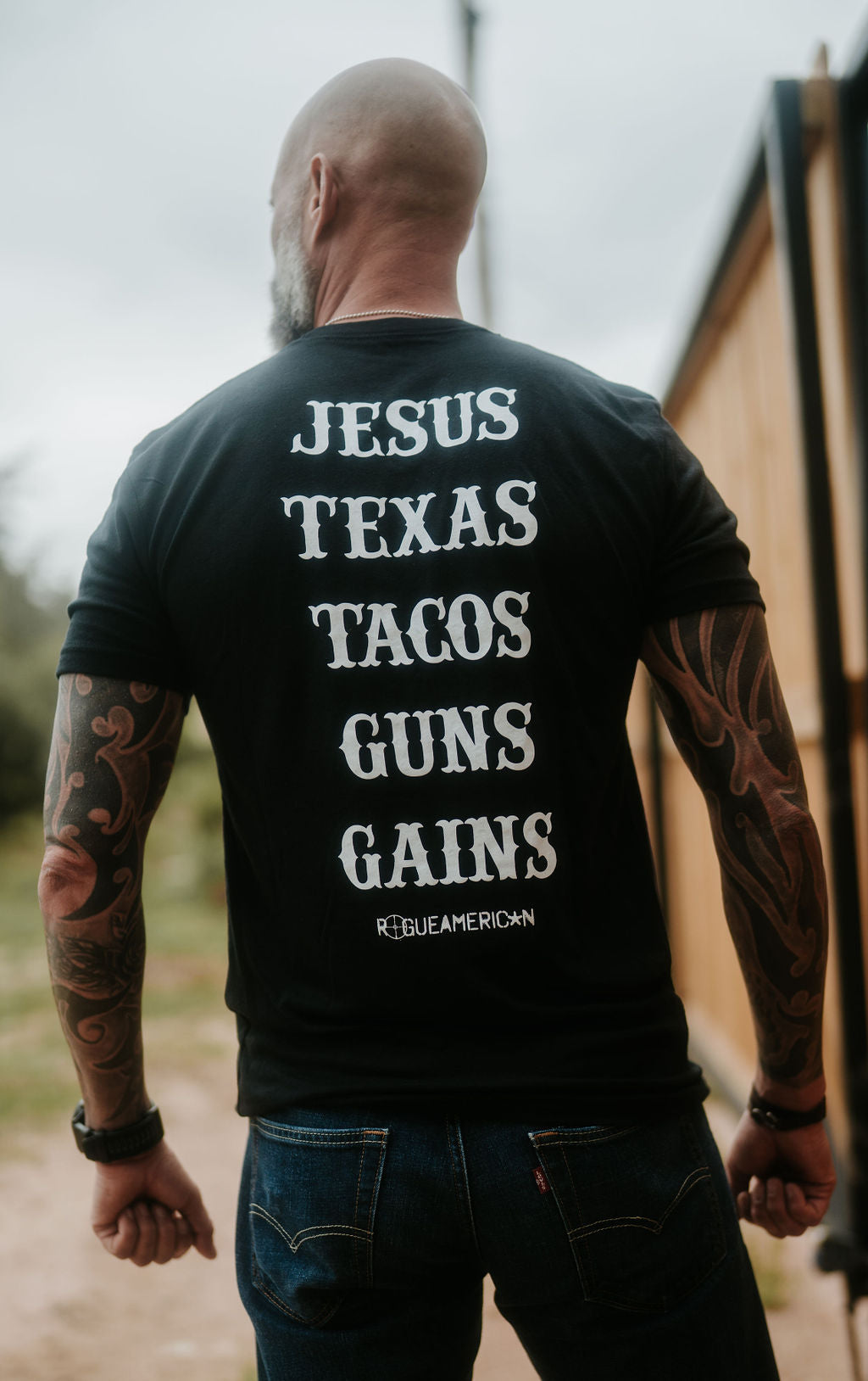 Jesus, Texas, and Tacos Men's Shirt