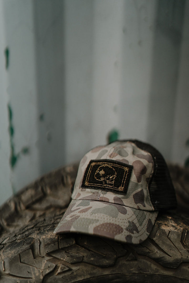 The 'Frog Skin Death Card' Mesh Hat