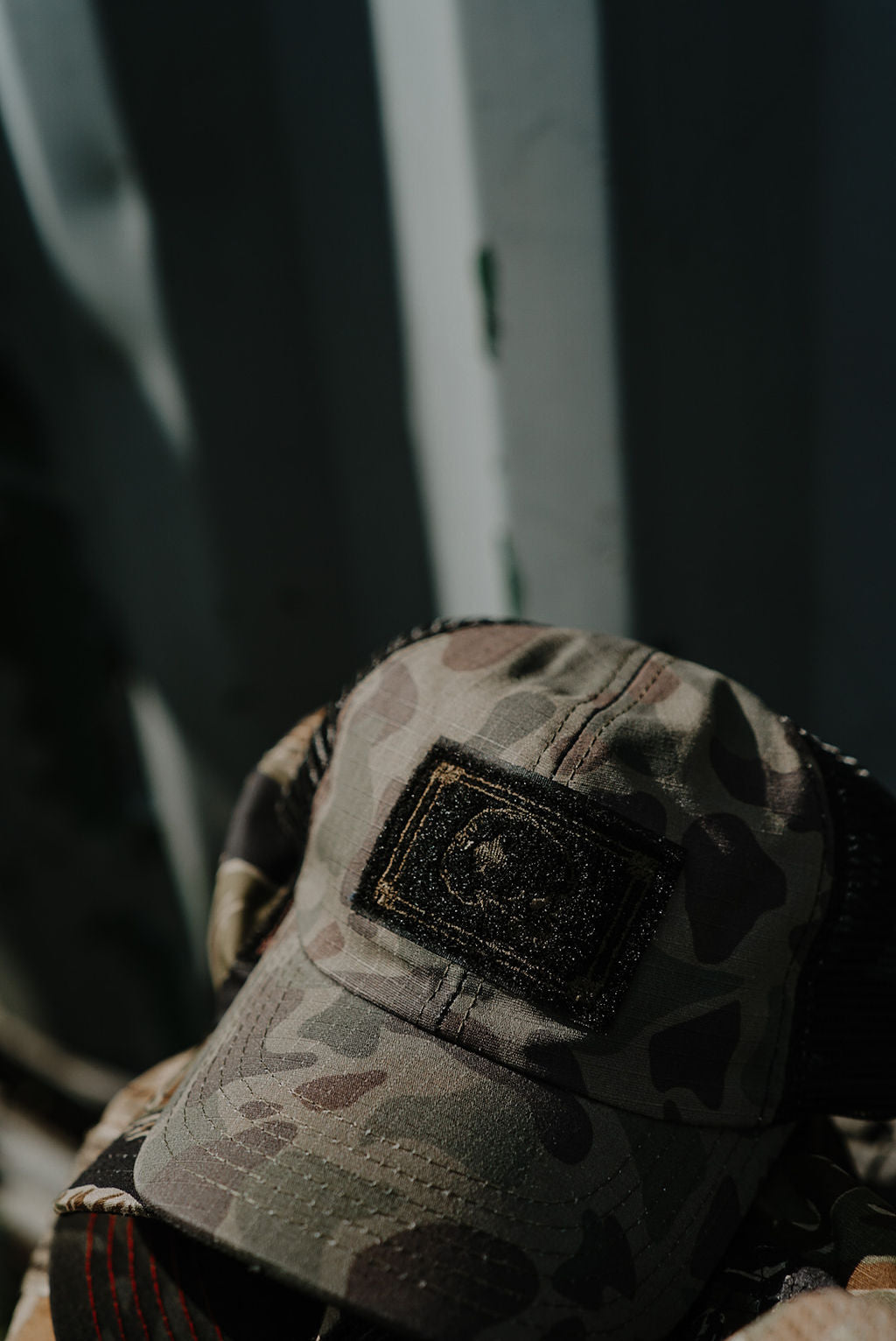 The 'Frog Skin Death Card' Mesh Hat