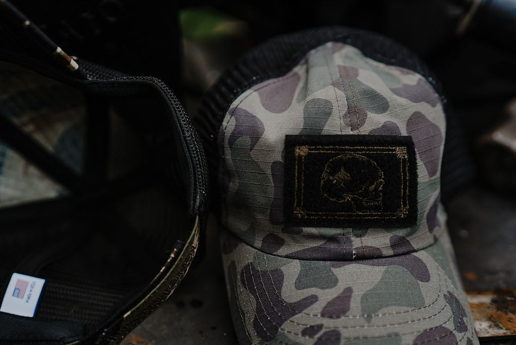 The 'Frog Skin Death Card' Mesh Hat