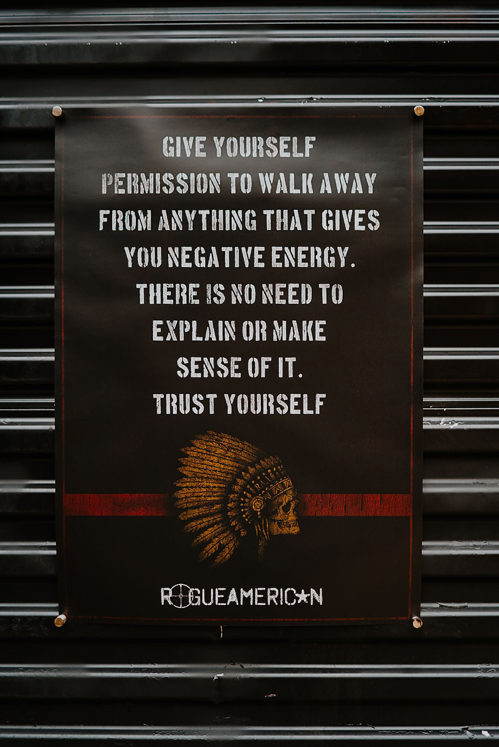 Trust Yourself 19X27 Poster